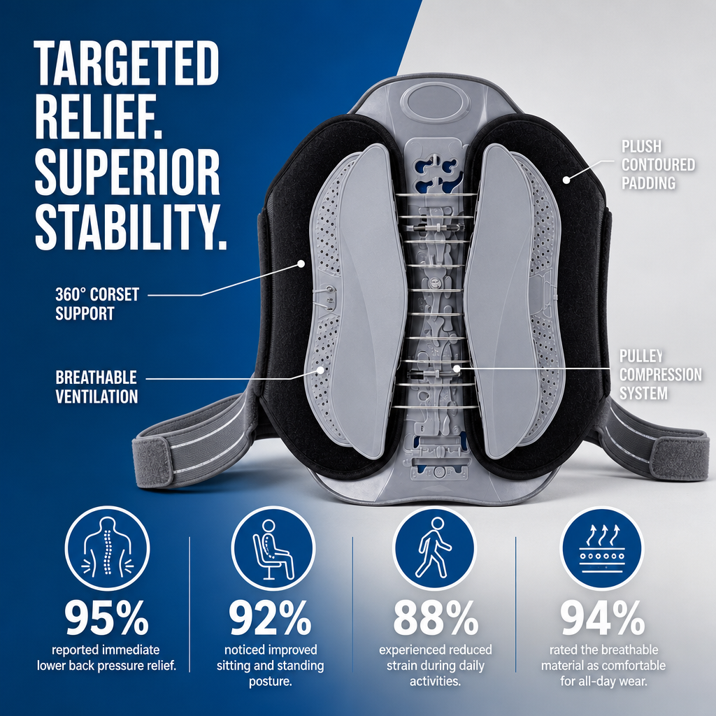COREEASE Lumbar Support Back Brace