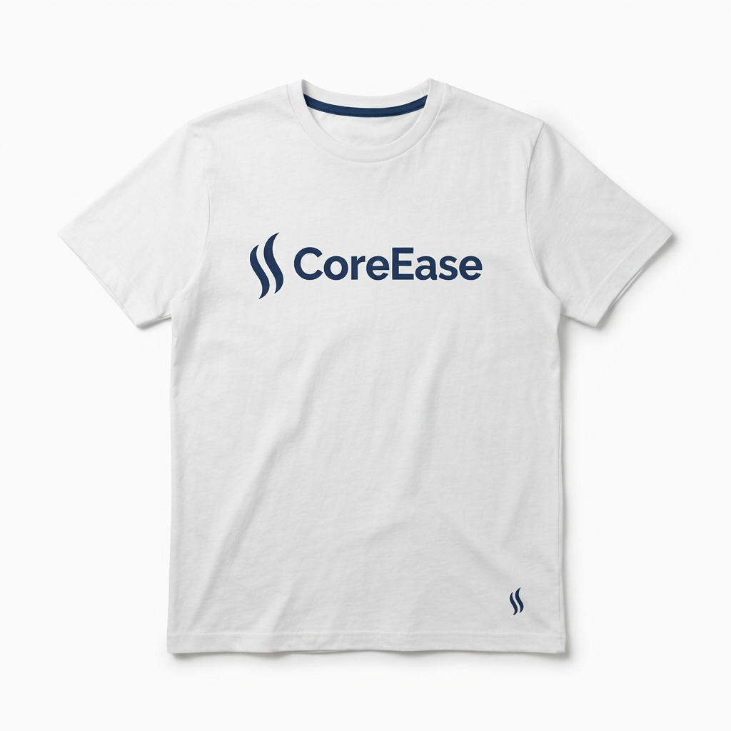 COREEASE Signature Logo T-Shirt | White