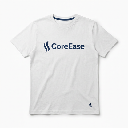 COREEASE Signature Logo T-Shirt | White