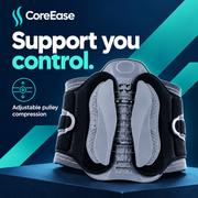 Bold navy CoreEase ad