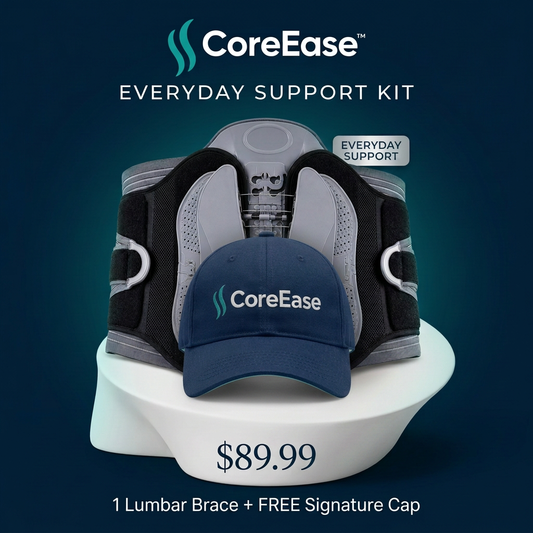 CoreEase Everyday Support Kit revised to show one free cap