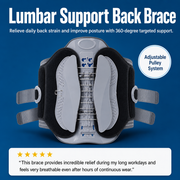 COREEASE Lumbar Support Back Brace