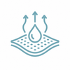 Sweat-wicking fabric icon
