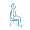 Upright posture icon